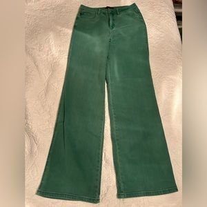 Judy Blue High Waist Sea Green Straight Leg